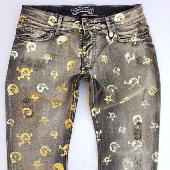 NEW ROBIN'S JEANS Men's Marlon Slim Straight Jeans